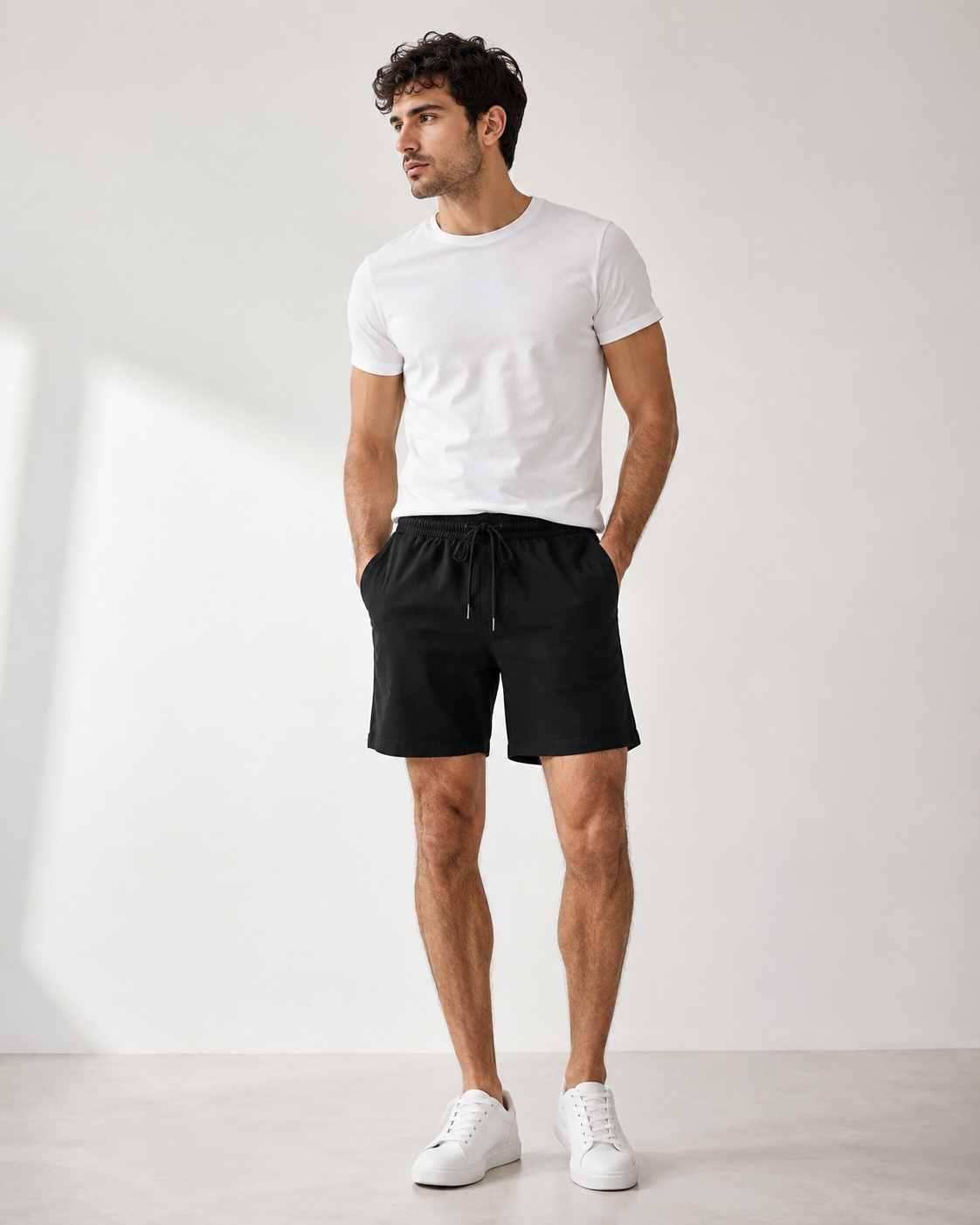 RAVN Relaxed Fit Keten Şort