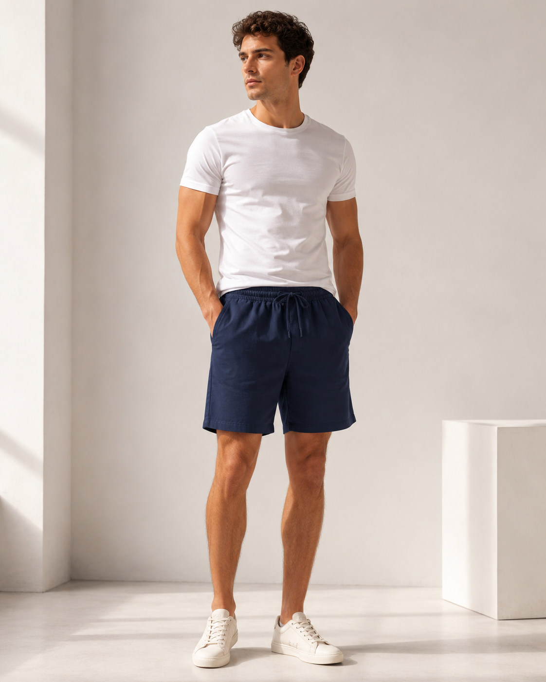 RAVN Relaxed Fit Keten Şort